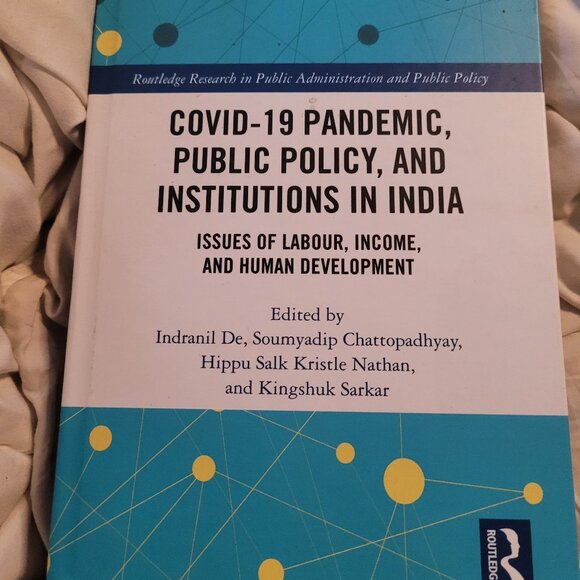 COVID-19 Pandemic Public Policy and Institutions in India ROUTLEDGE hardcover - Picture 1 of 2